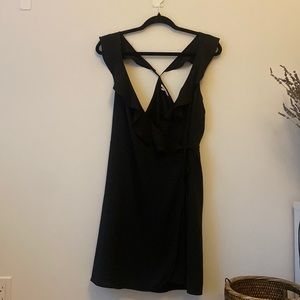 Black Wrap Dress